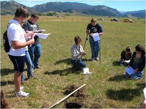 Students doing Range Monitoring